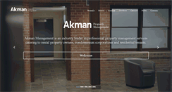 Desktop Screenshot of akmanmanagement.ca